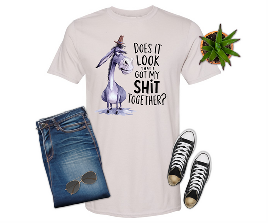 Donkey Shit Together T-shirt (Crew Neck or V-Neck) or Sweatshirt