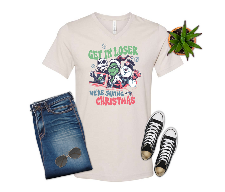 Get in Loser We're Saving Christmas Shirt