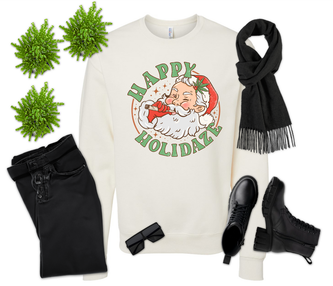 Happy Holidaze Santa Christmas Shirt