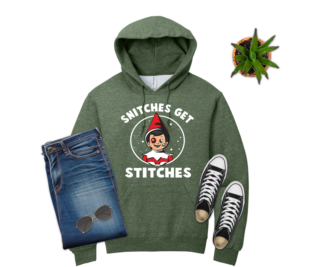 Snitches get Stitches Christmas Shirt