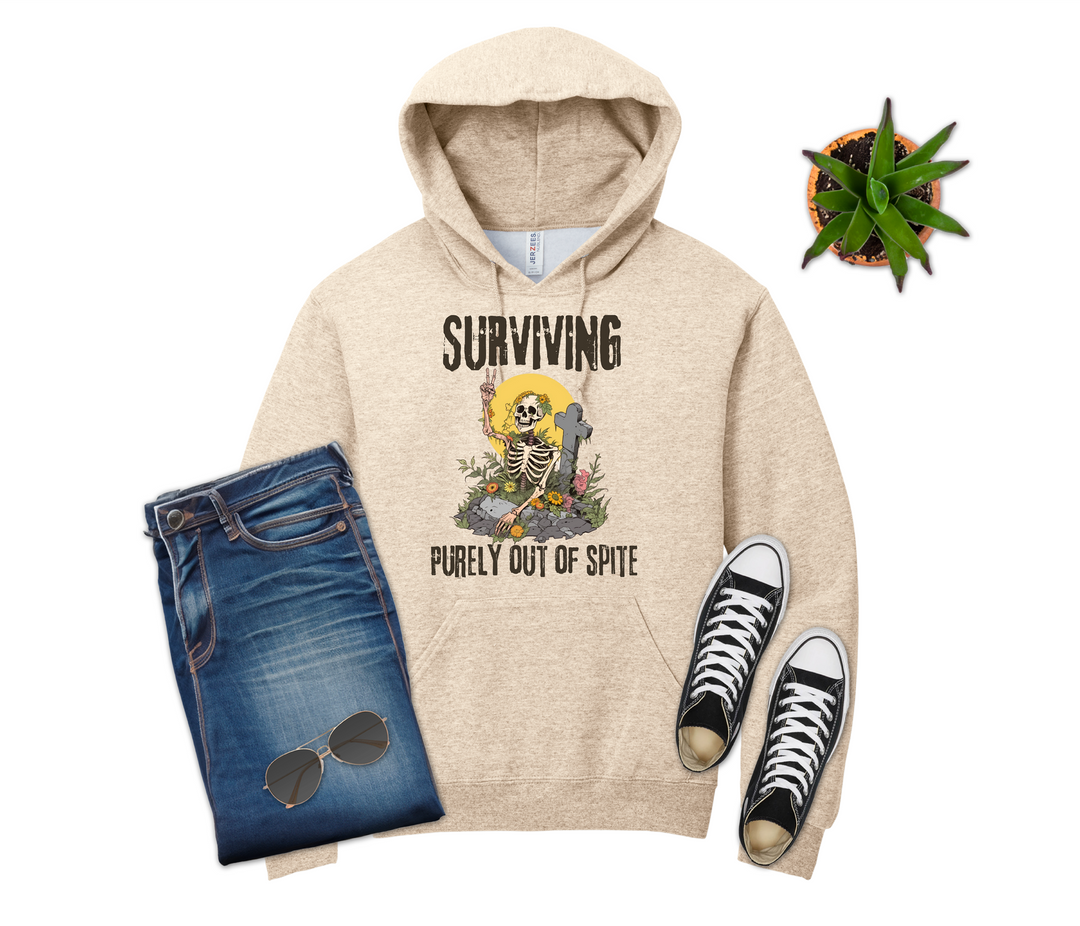 Surviving Purely Out of Spite Skeleton Shirt