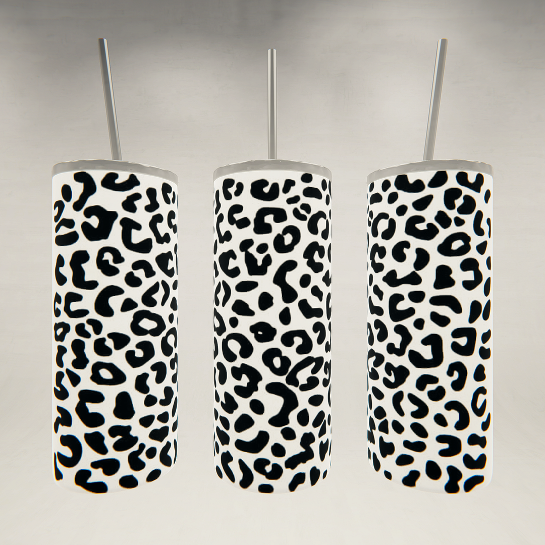 Cheetah- Leopard Print -20 oz Skinny Tumbler