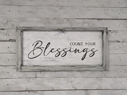 Count Your Blessings Canvas Print