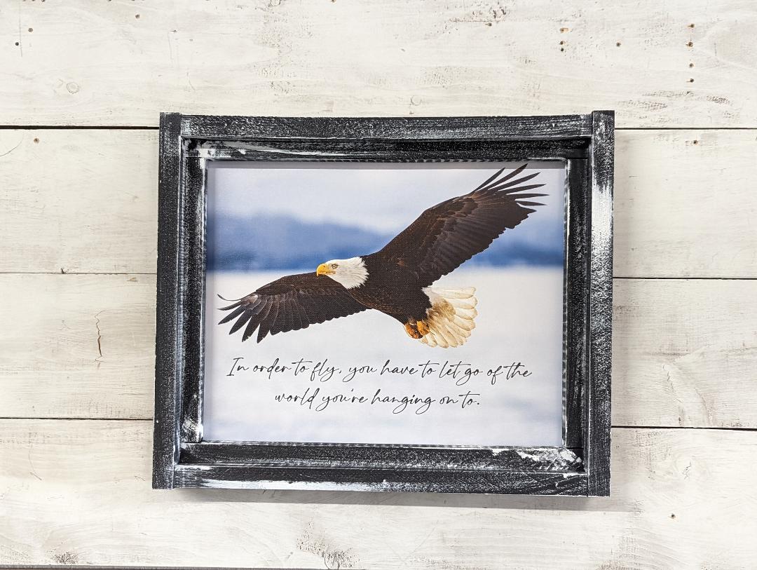 Eagle To Fly Canvas Print