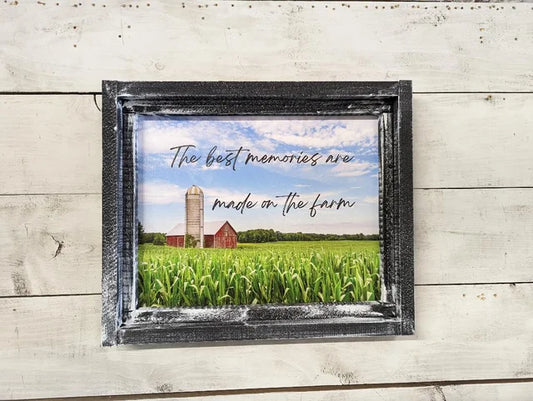 Memories on the Farm Canvas Print