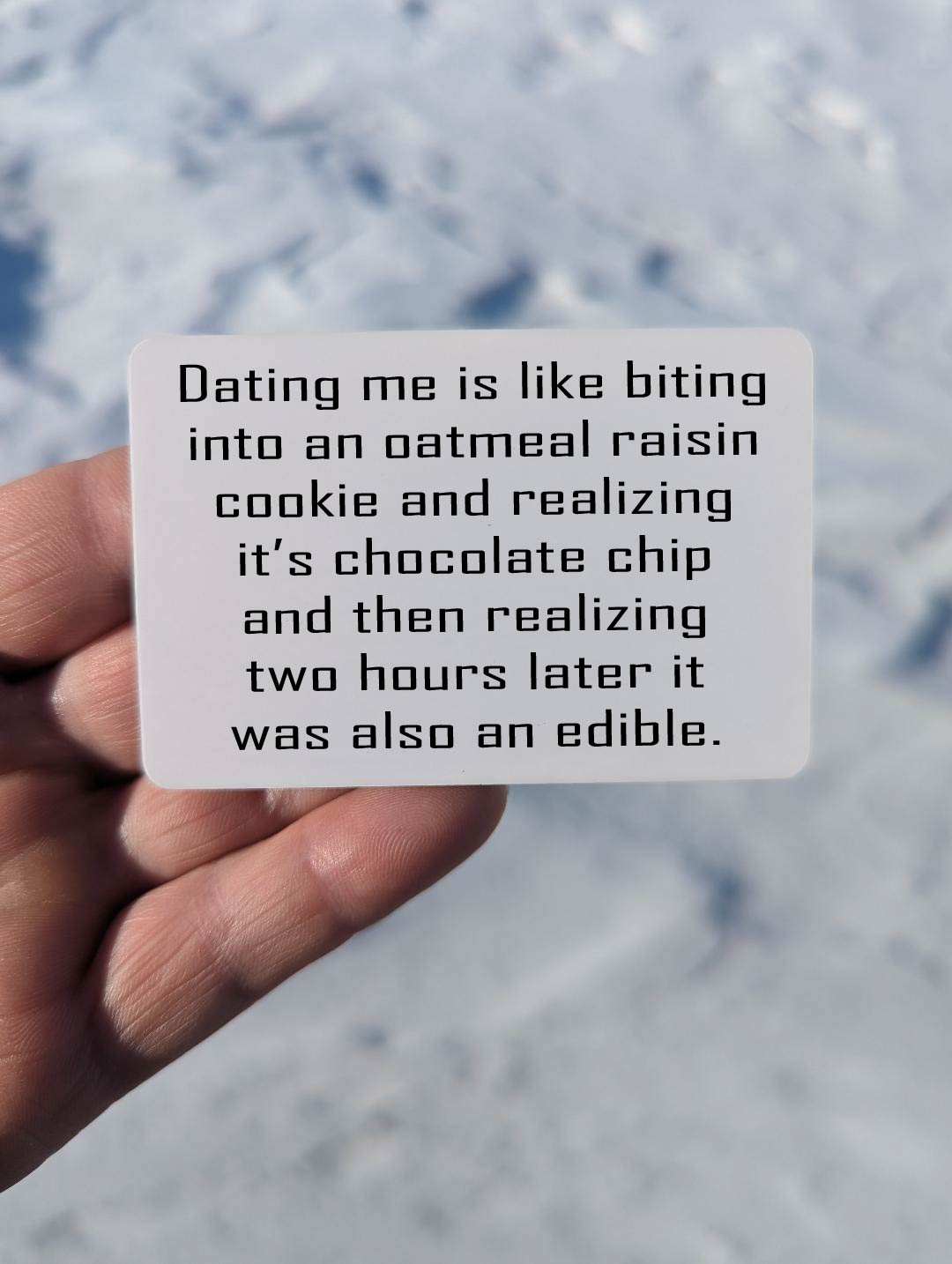 Dating Me Cookie Magnet