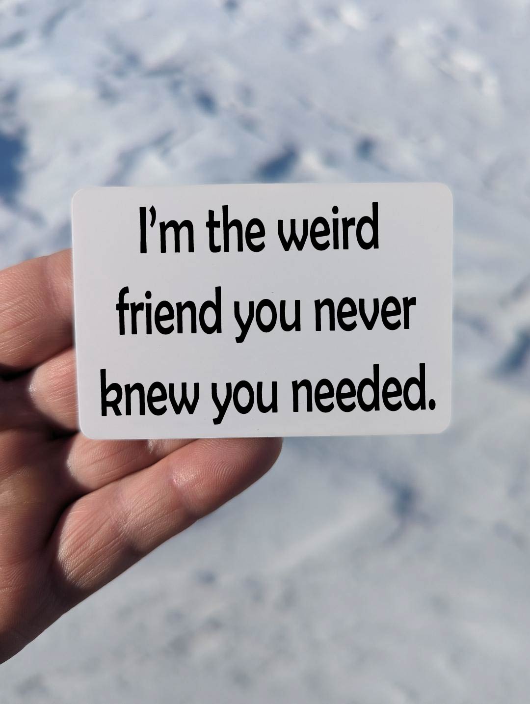 Weird Friend You Need Magnet