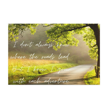 Roads Lead Wrapped Canvas