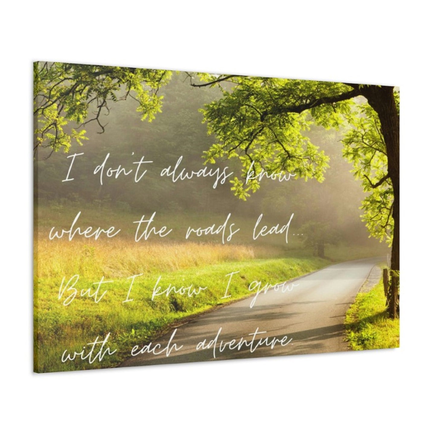 Roads Lead Wrapped Canvas