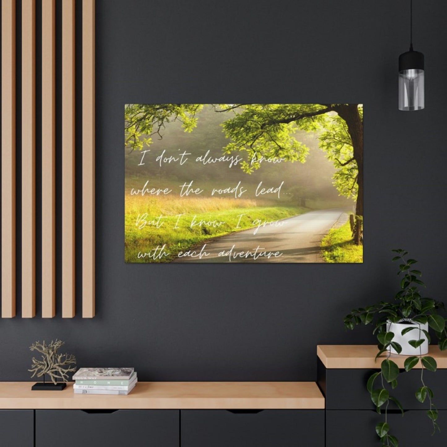 Roads Lead Wrapped Canvas