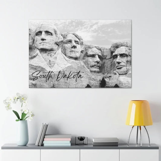 South Dakota Mount Rushmore Wrapped Canvas