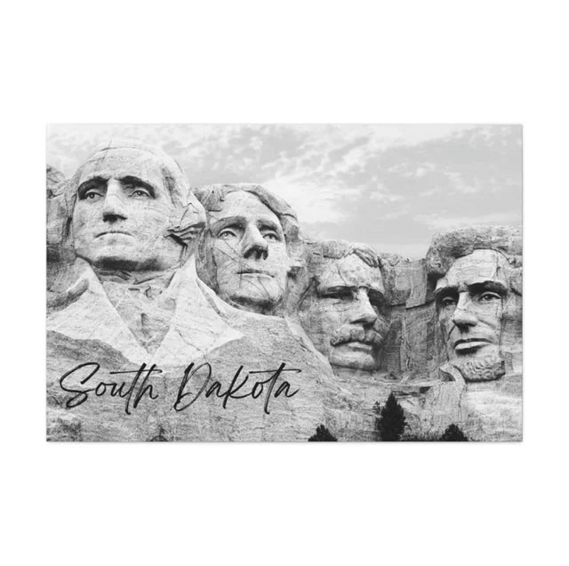 South Dakota Mount Rushmore Wrapped Canvas