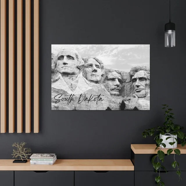 South Dakota Mount Rushmore Wrapped Canvas