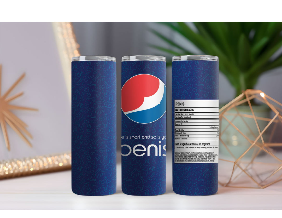 Penis 20 oz. Drink Skinny Tumbler