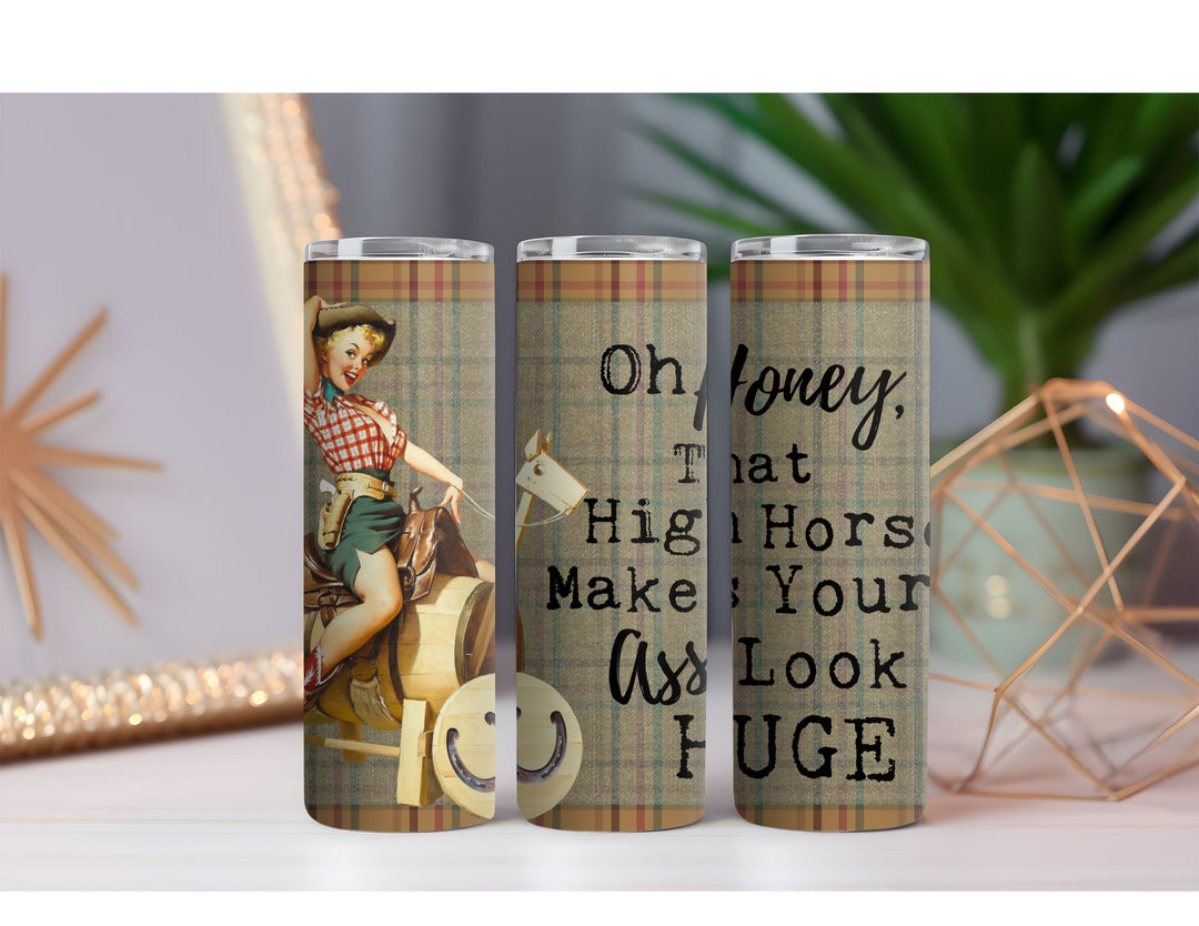 High Horse 20 oz. Skinny Drink Tumbler