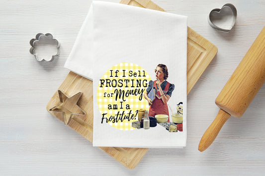 Frostitute Vintage Graphic Tea Towel