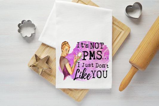 Not PMS Vintage Graphic Tea Towel