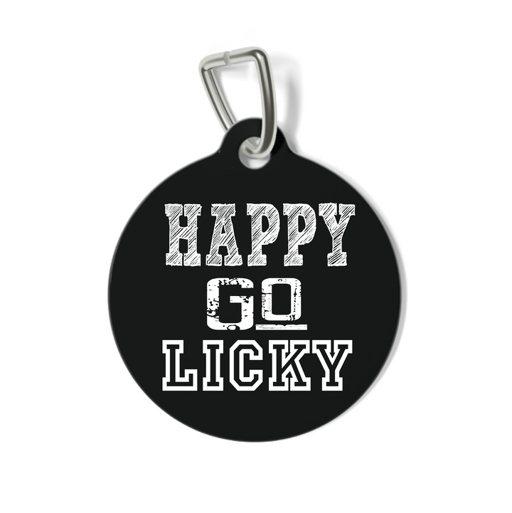 Happy Go Licky Pet Tag