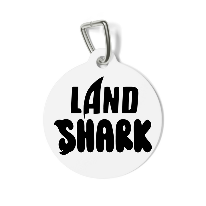 Land Shark Pet Tag