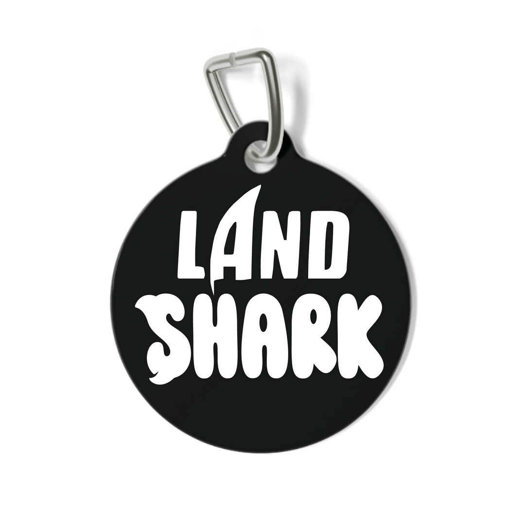 Land Shark Pet Tag