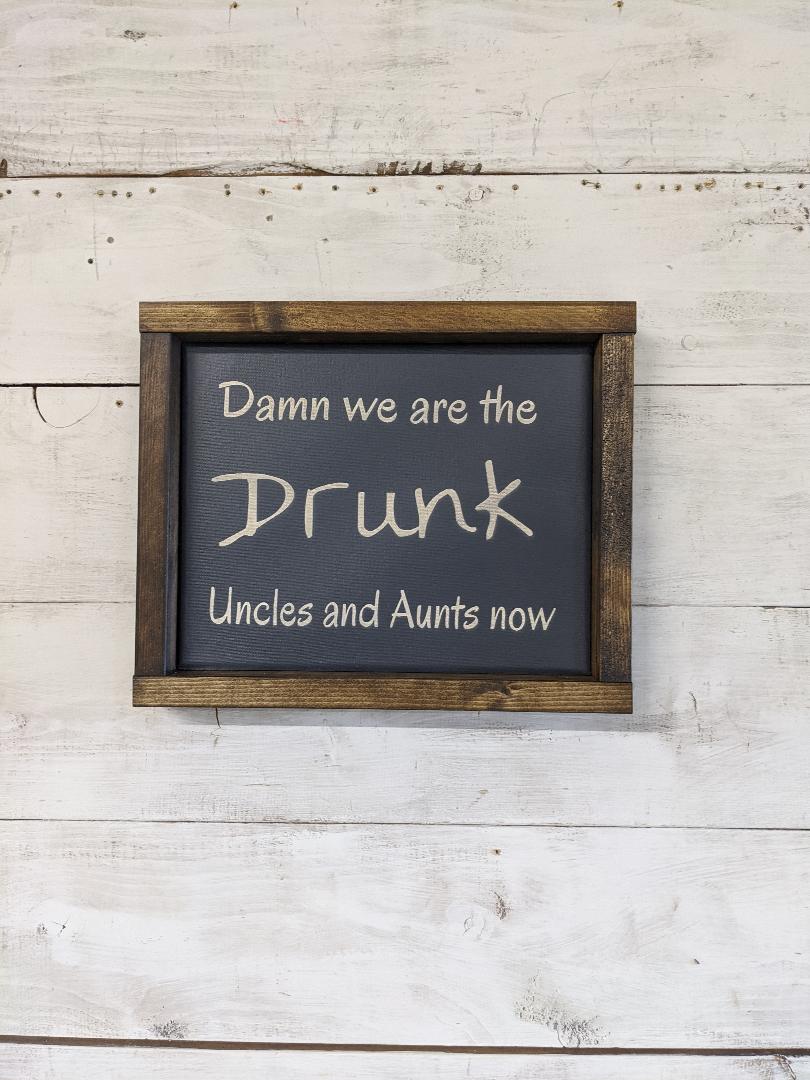 Drunk Aunt and Uncle (8x10) Canvas