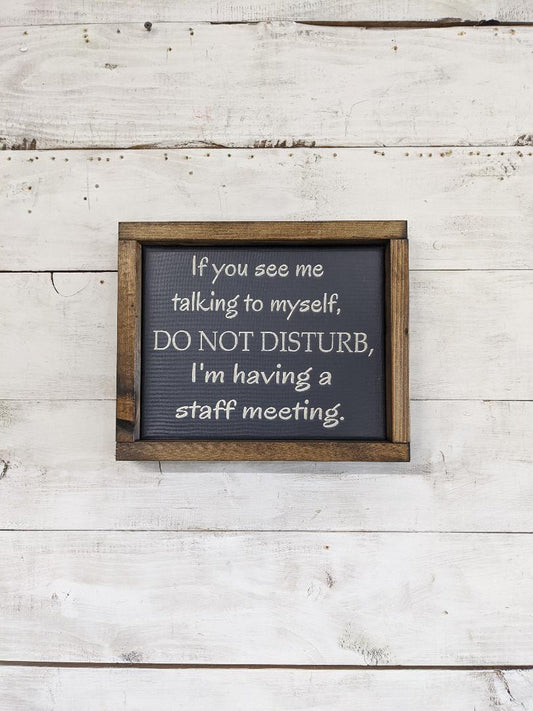 Staff Meeting (8x10) Canvas