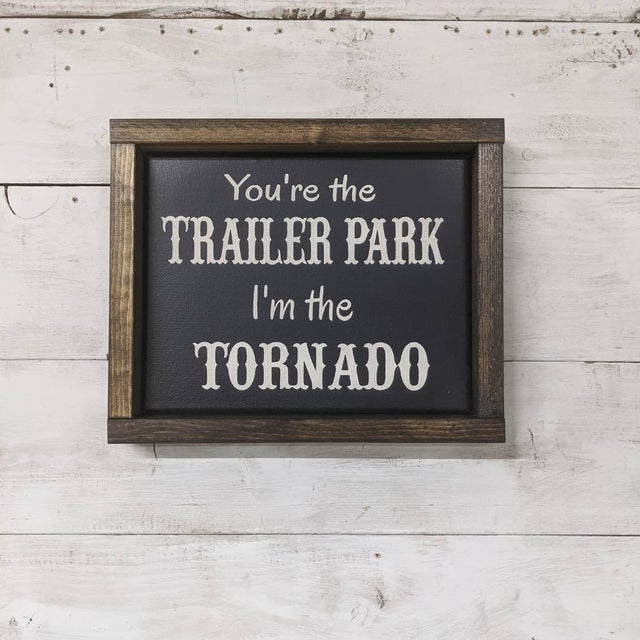 Trailer Park Tornado (8x10) Canvas