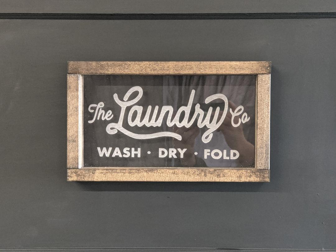 Laundry Company Floating Frame- Acrylic