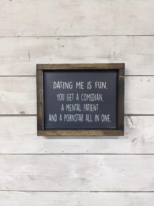 Dating Me (8x10) Canvas