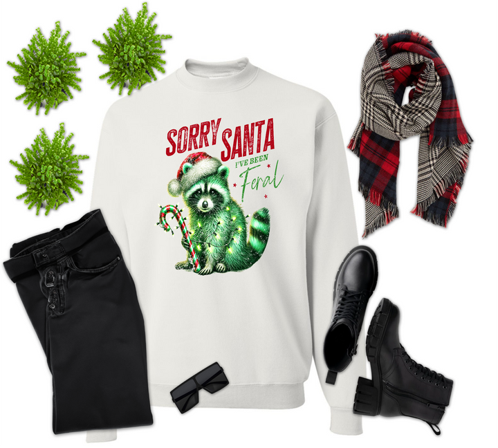 Sorry Santa I Have Been Feral Shirt